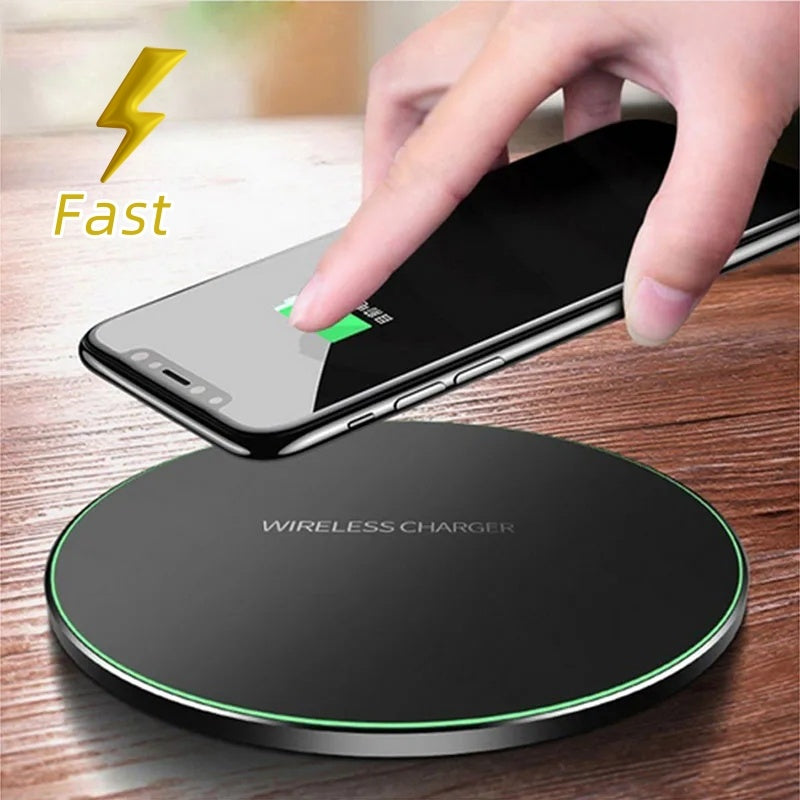 High Speed Wireless Charger For I-Phone & Fast For Samsung Wireless Charging Pad - BOSS MANGO