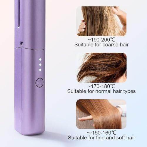 Comb - Rechargeable Hot Hair Straightener / Hair Styling (Portable) 6083159461