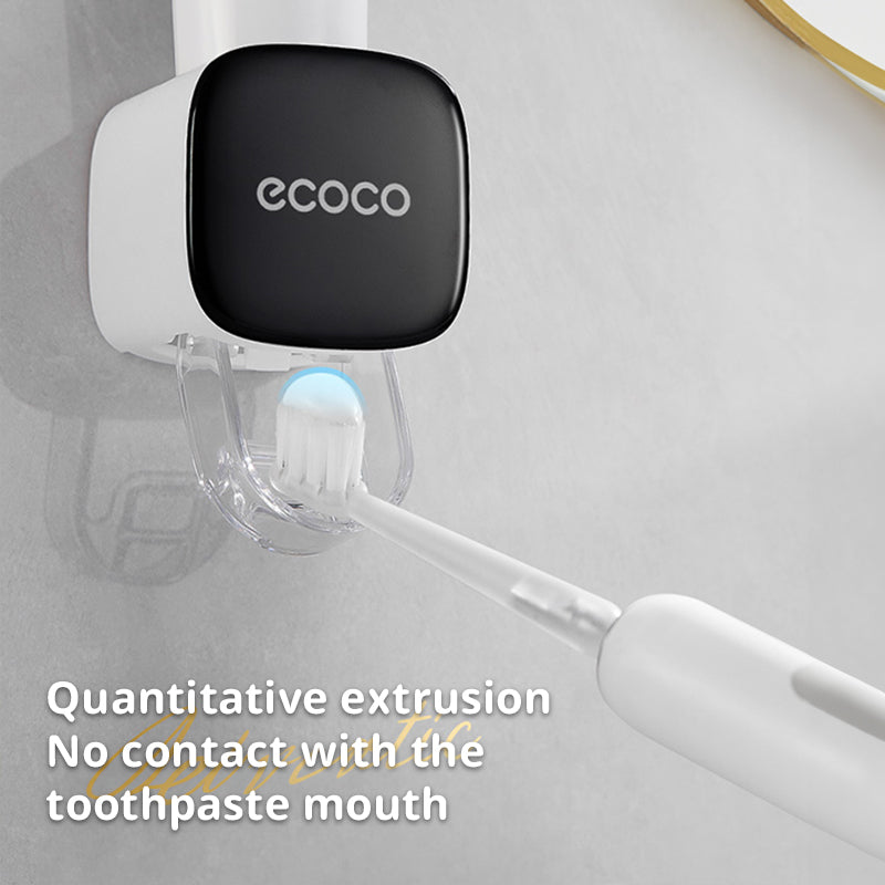 Wall - mounted Automatic Dust - proof Toothpaste Dispenser for Adults and Children - Bathroom Accessories Set