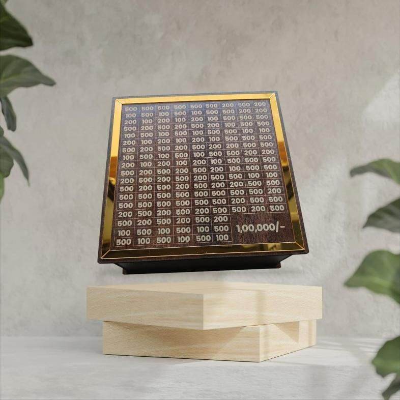 Savings Challenge Piggy Bank – Wooden, Stylish, and Functional Money Saving Solution 6319794392