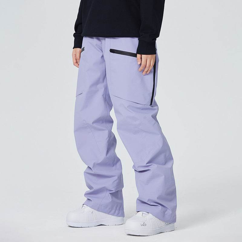 Blue And Purple Thermal And Windproof Waterproof Pants Loose Professional Outdoor Snow Winter 68d54eae-82a3-4a5e-8804-e6b97bf9b1f8 Print Material