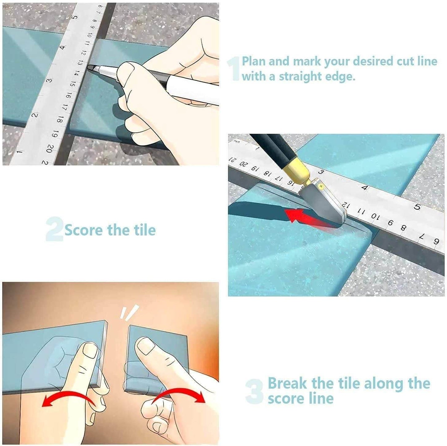 Heavy Duty Glass Cutter Pencil Style 6986740708