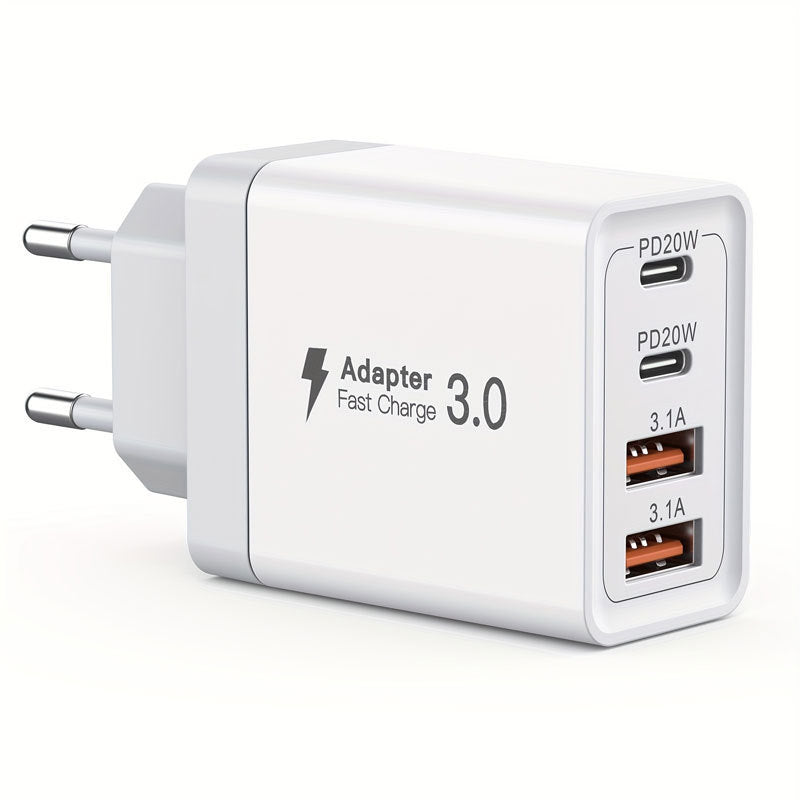 40w multi-port charger fast charging adapter