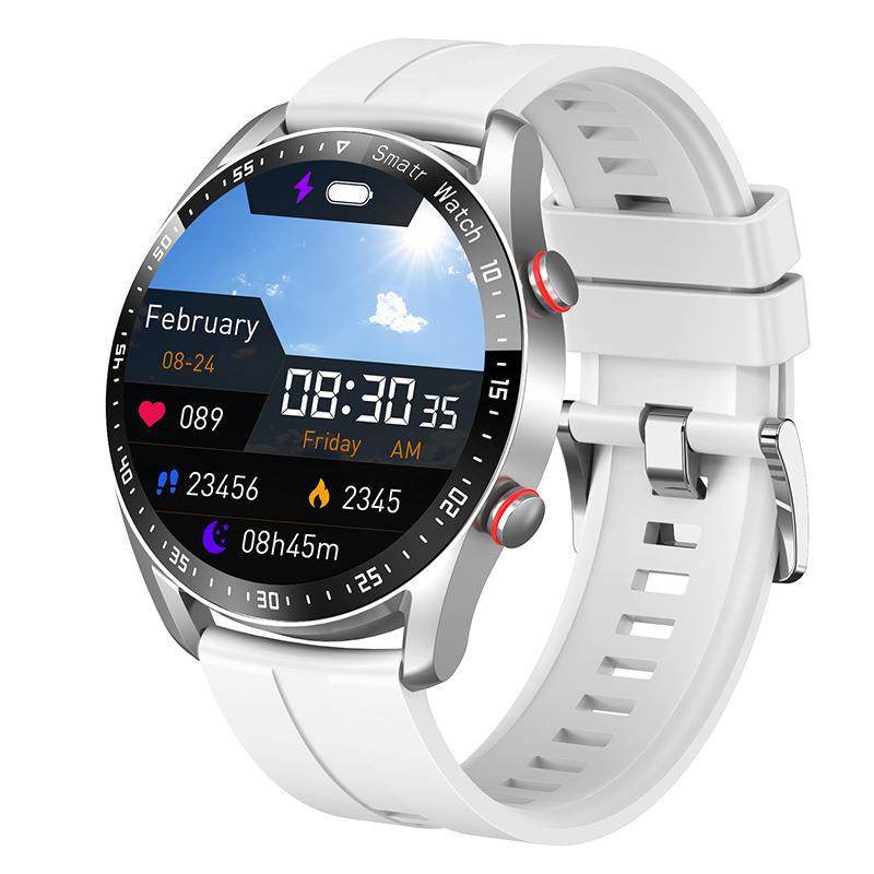 White glue Smart Watch ECG+PPG Business Stainless Bluetooth Call Smart Watch 6F10B39E1040333039E568EBB917AC7C