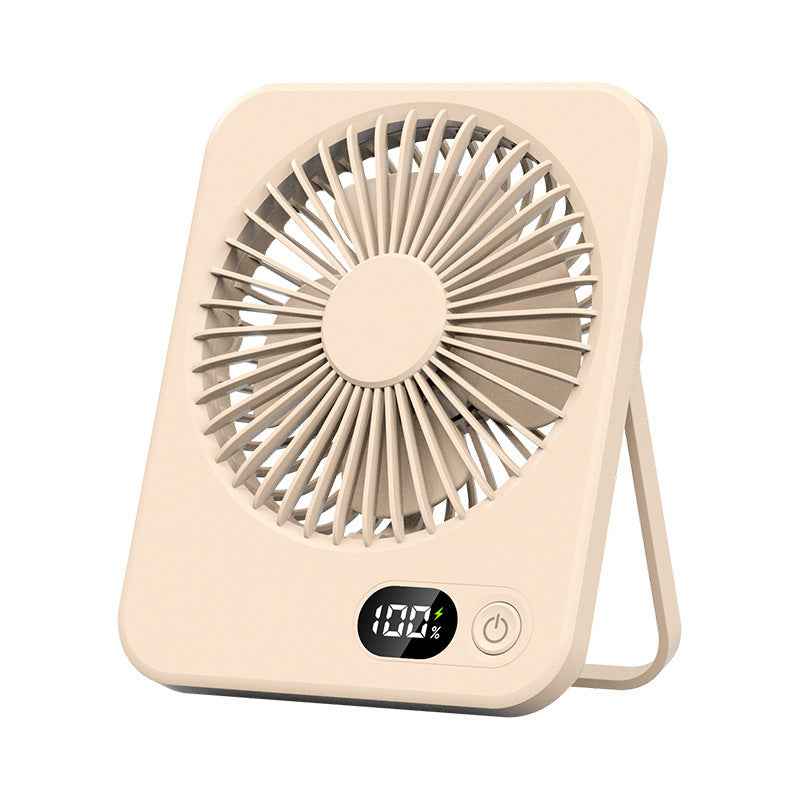 Wind Power Ultra-thin Foldable Handheld Desktop Fan Long Endurance Mute F10 Book Desktop Fan