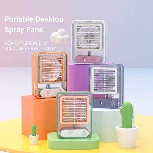 Rechargeable Battery Operated Mini USB Fan With Mist Water Spray 7262201669