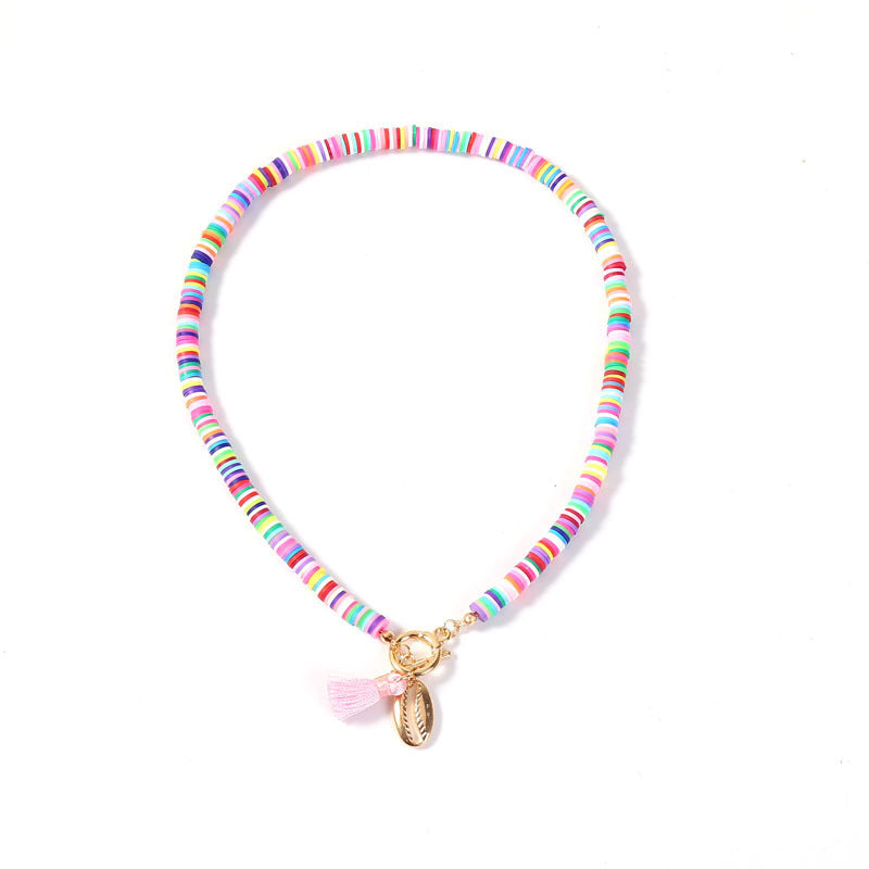 Bohemian Shell Necklace Female Tassel Wild Sweet Necklace - BOSS MANGO