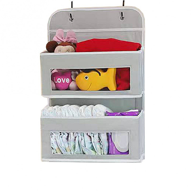 5 - Shelf Hanging Storage: Anti - Tilt, 5 large pockets. Good for bedroom, bathroom, living room (behind - door use).