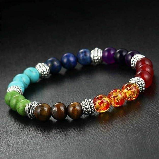 7 Chakra Stones Bracelet Pack of 2 7630342289