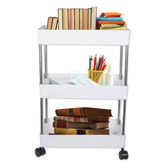 Multipurpose Storage Organizer Slim Rack Shelf With Wheels 7650516844