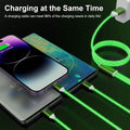3-in-1 Multi USB Universal Flowing LED Light Up Phone Charge Cable 7785142853
