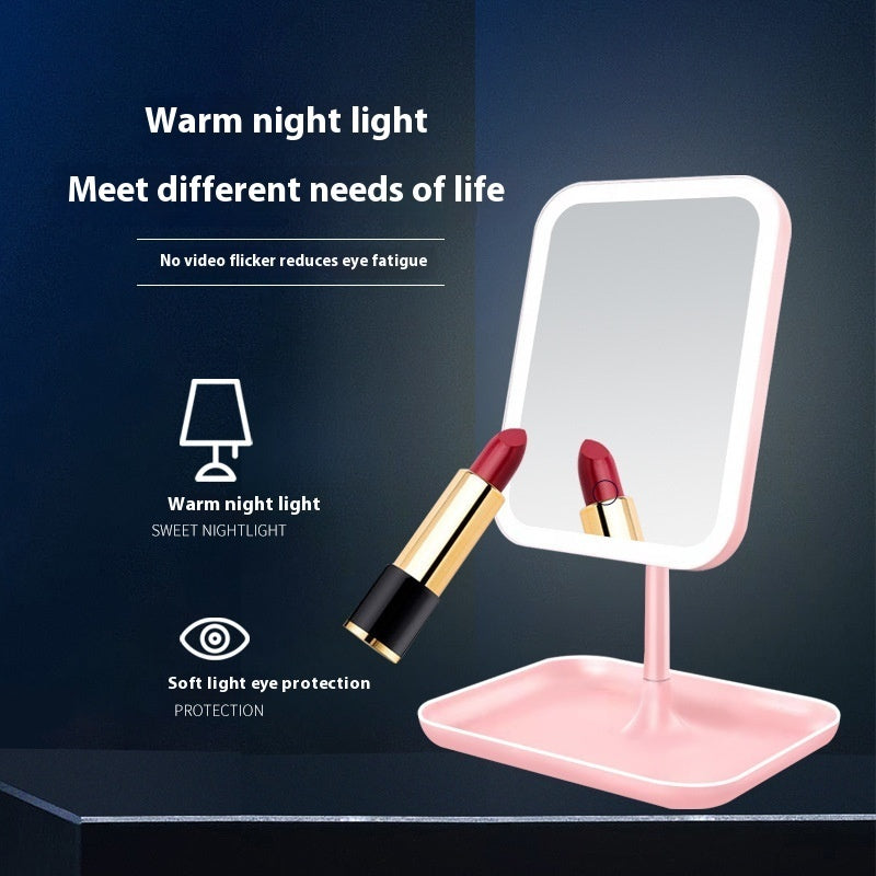 Led Make-up Mirror Portable Smart With Light - BOSS MANGO