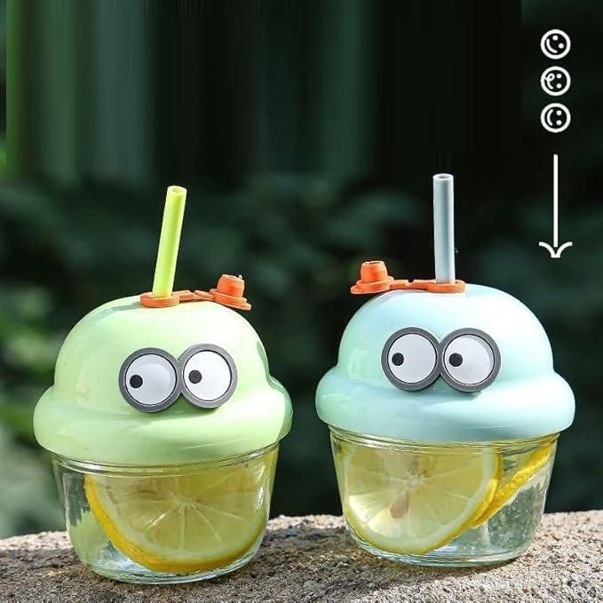 Cartoon Glass Cup 210 ml – Fun, Safe & Stylish Drinkware for All Ages 8023711698