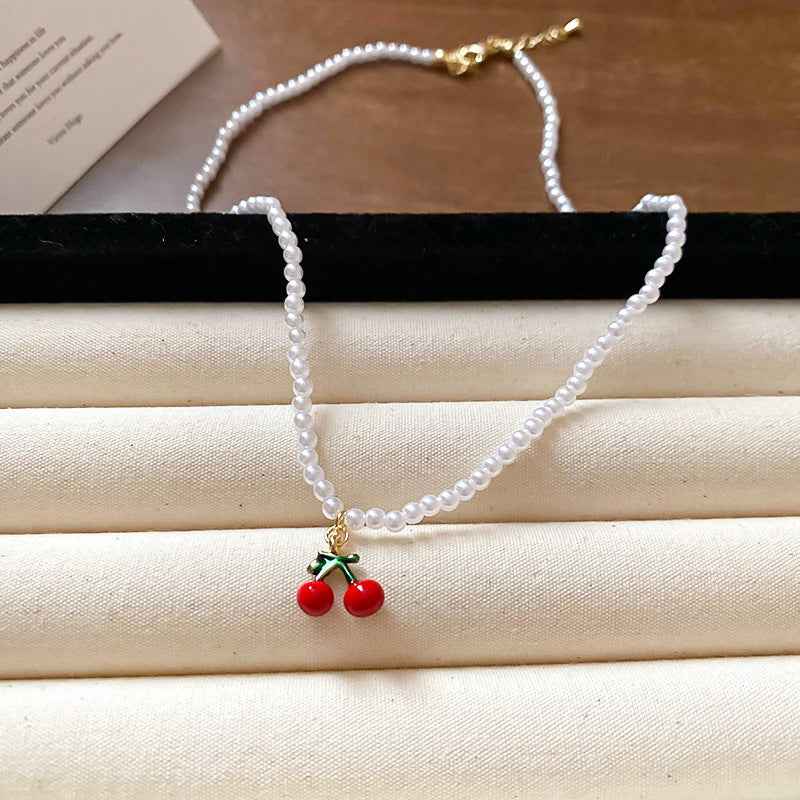 Irregular Long Pearl Necklace Niche