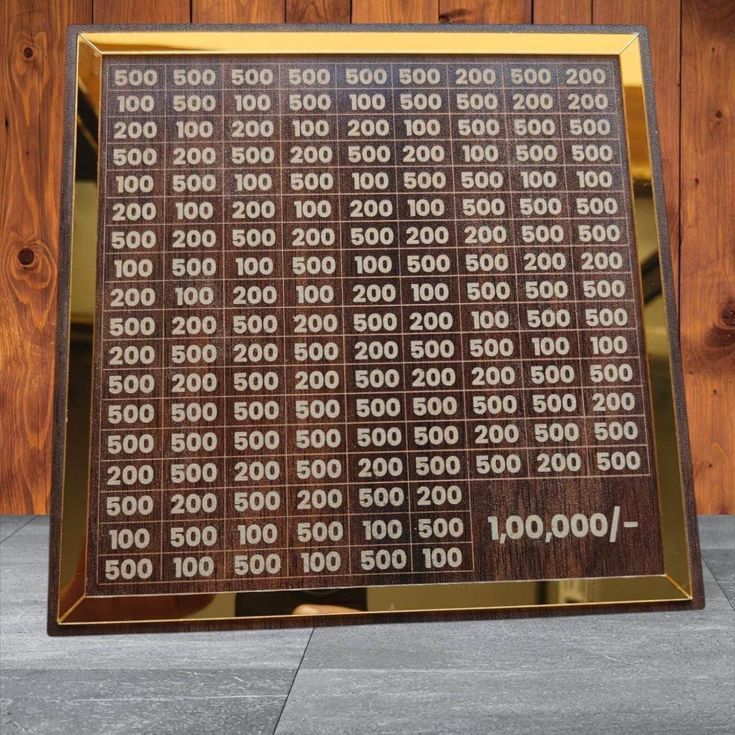 Savings Challenge Piggy Bank – Wooden, Stylish, and Functional Money Saving Solution 8300601257