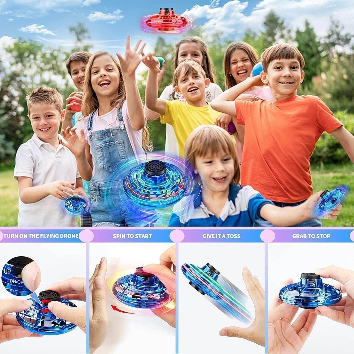 Magic Flying Spinner – The Ultimate Outdoor Fun Toy! 8553640178