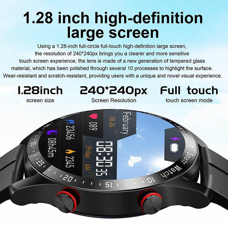 Smart Watch ECG+PPG Business Stainless Bluetooth Call Smart Watch 85918B85394781B8D0A28D0B711B8592