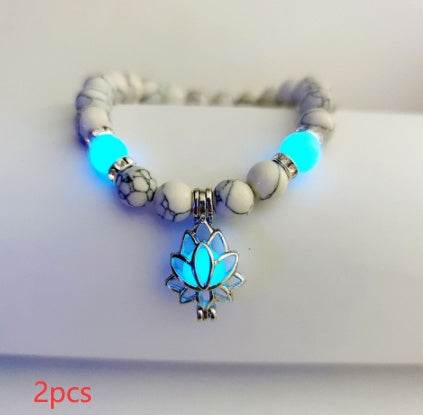 G 2pcs Energy Luminous Lotus Natural Stone Bracelet Yoga Healing Luminous Glow In The Dark Charm Beads Bracelet For Men Women Prayer Buddhism 9ec8459a-38c1-4adc-8d03-8e5c5a79d504 Print Material