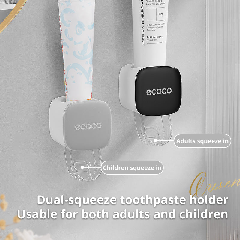 Wall - mounted Automatic Dust - proof Toothpaste Dispenser for Adults and Children - Bathroom Accessories Set