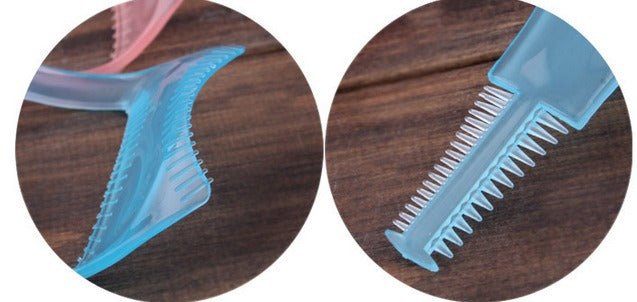 Three in one three-dimensional eyelash card transparent plastic eyelash card eyelash helper - BOSS MANGO