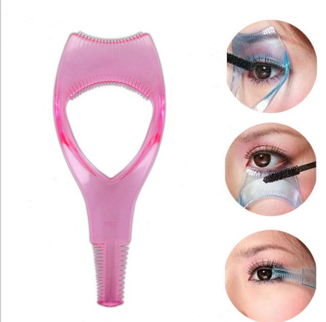 Three in one three-dimensional eyelash card transparent plastic eyelash card eyelash helper - BOSS MANGO