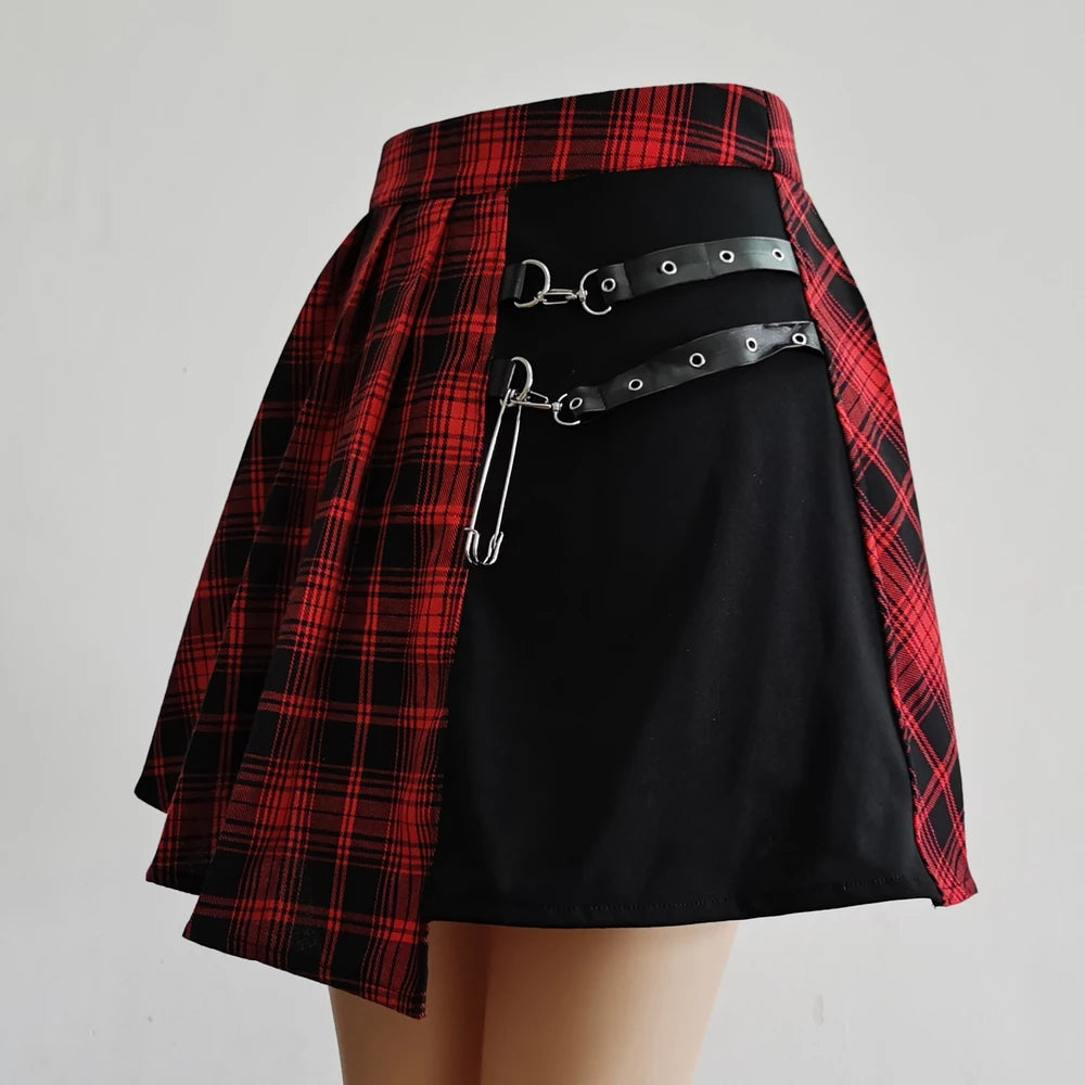 Gothic Sweet Women Pleated Skirt Fashion