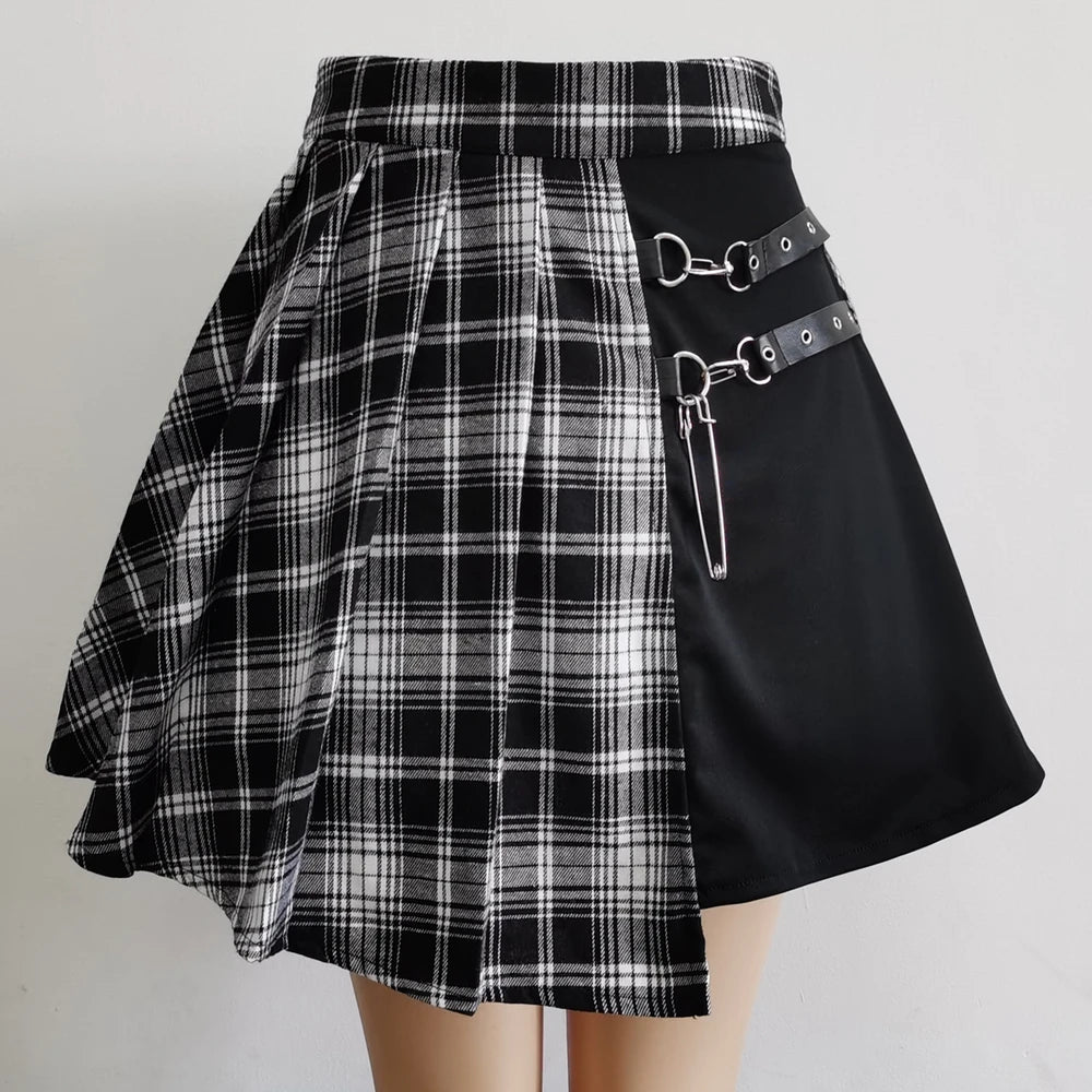 Gothic Sweet Women Pleated Skirt Fashion