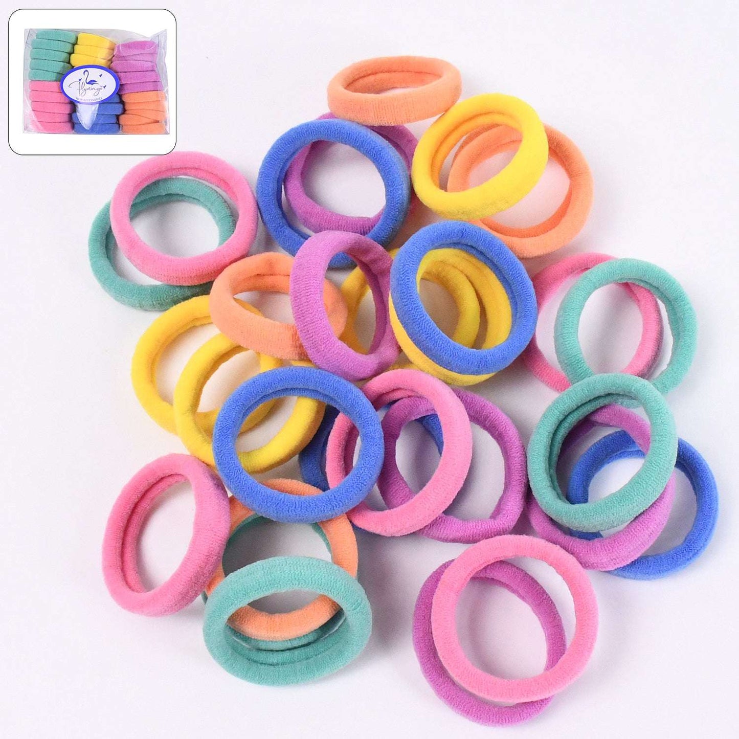 Mini Hair Ties Mini Hairlines Mini Hairbands (30 Pcs Set) - BOSS MANGO