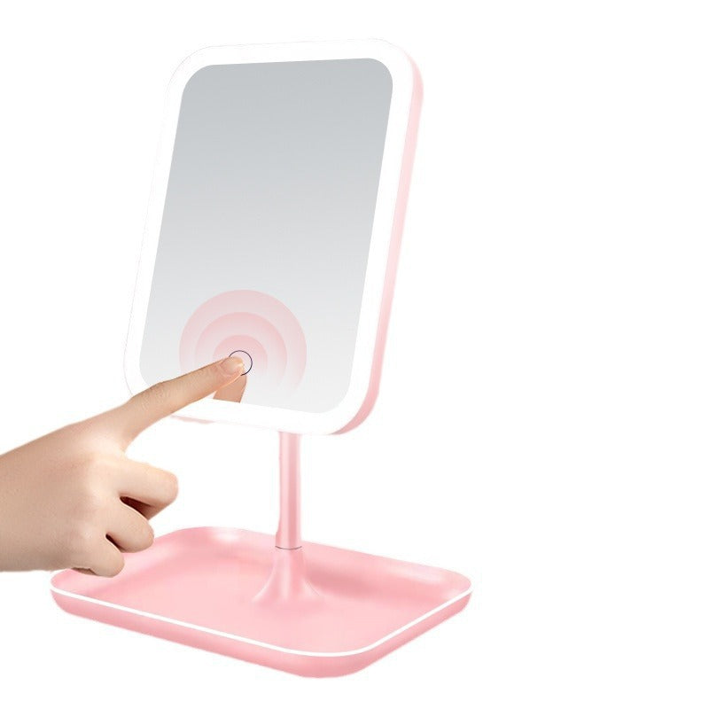 Led Make-up Mirror Portable Smart With Light - BOSS MANGO