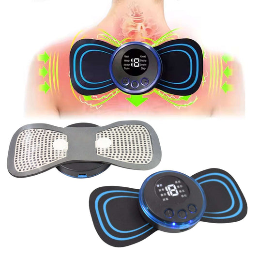 Butterfly Electric Neck Massager Cordless Full Body Massage With Remote Controller (1 Pc) - BOSS MANGO