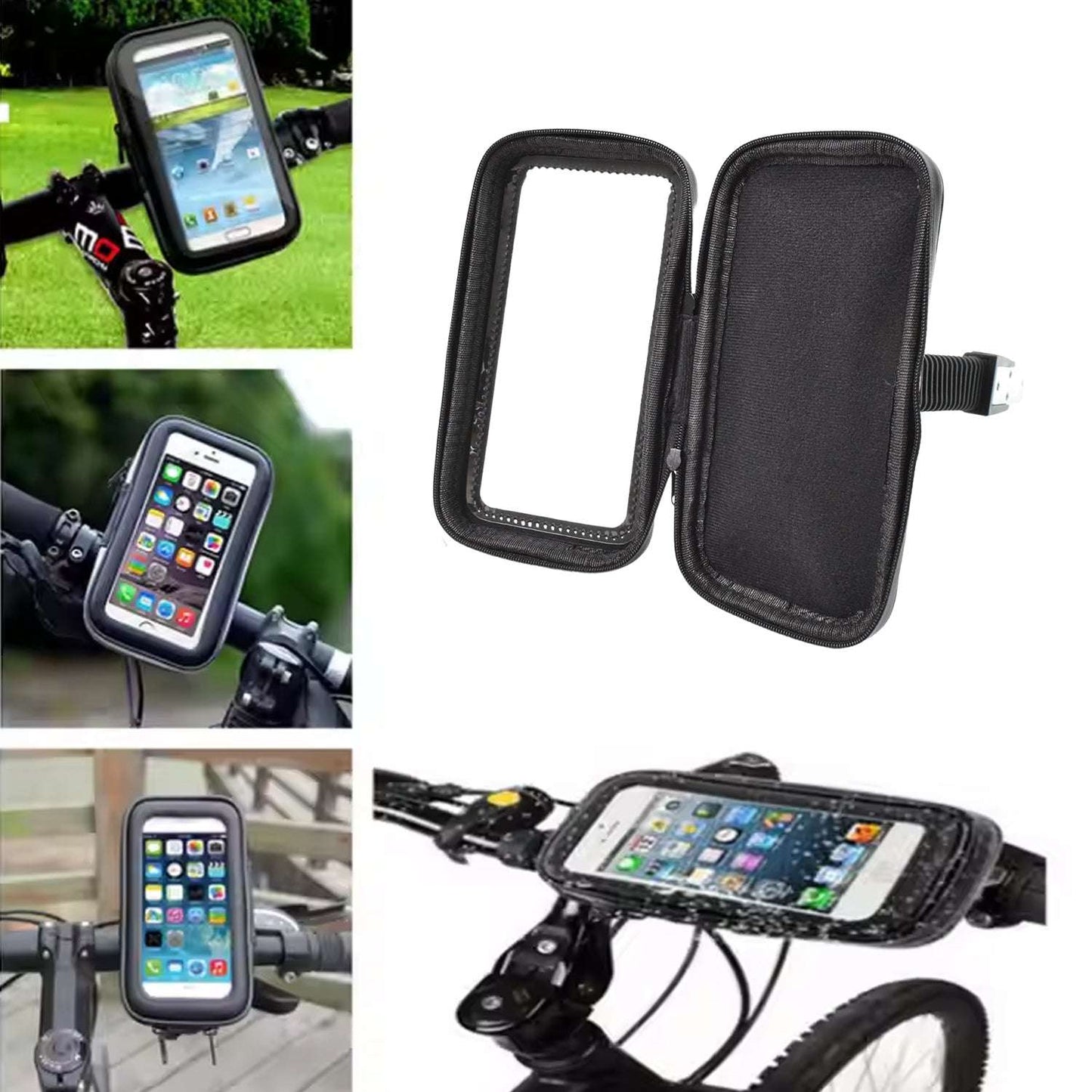 Phone Holder Case Weather Resistant Bike Mount (1 Pc) - BOSS MANGO