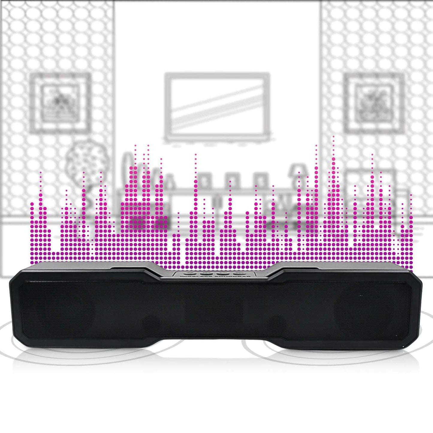 3d Sound Wireless Bluetooth Speaker (1 Pc) - BOSS MANGO