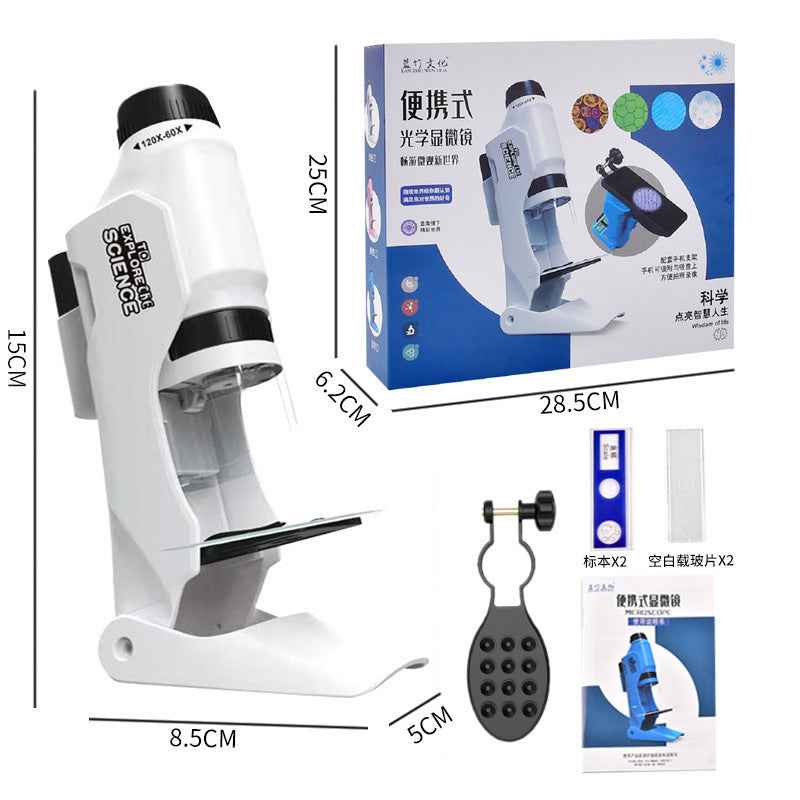 Children's Portable Optical Handheld Microscope Toy Mini Creature - BOSS MANGO