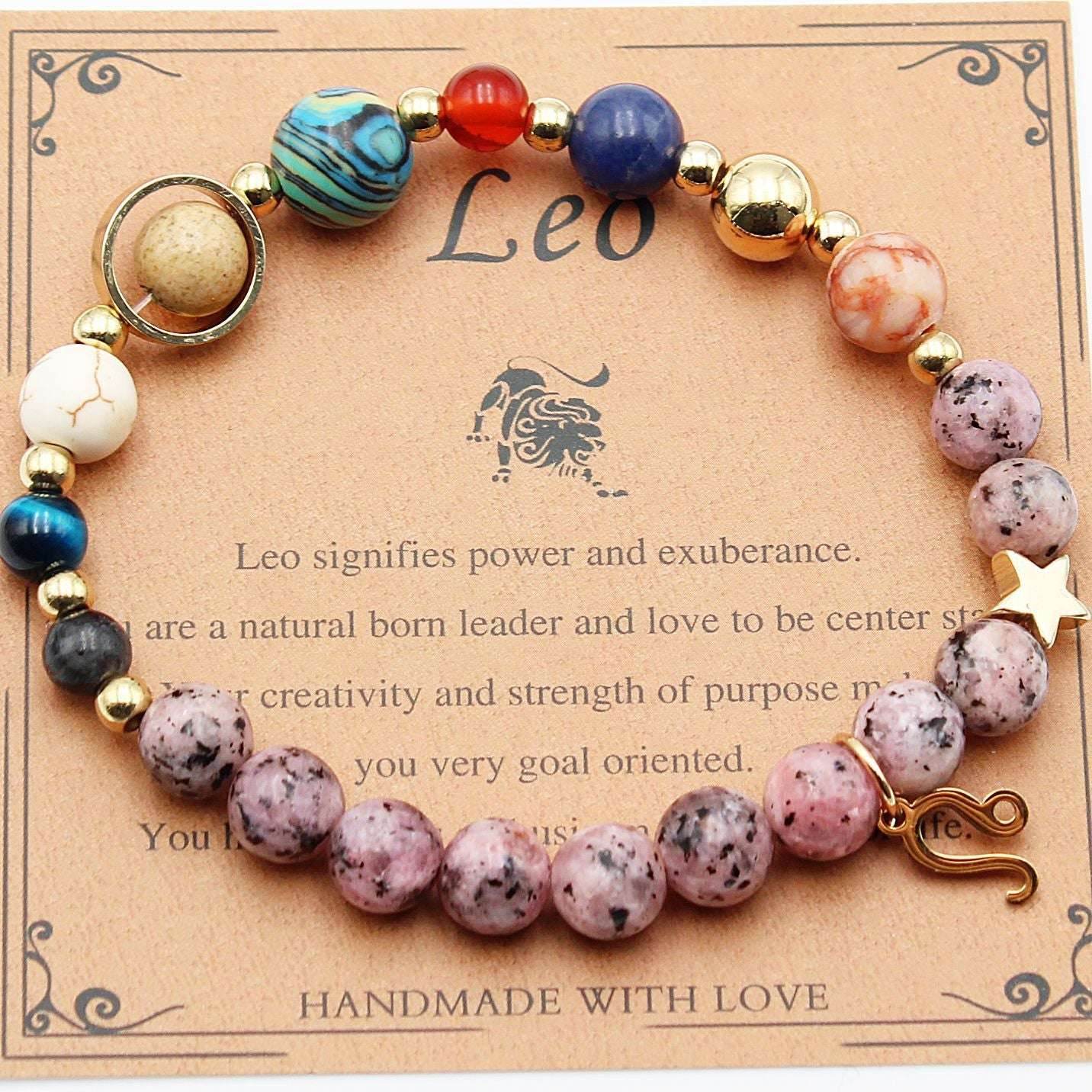 Leo Eight Planets 12 Constellation Bracelet Natural Stone Hemp Stone abeb3ef0-9888-4247-b9db-9bc4fa2ab395-_12
