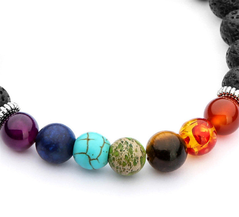 Colorful Chakra Yoga Energy Balance Bracelet - BOSS MANGO