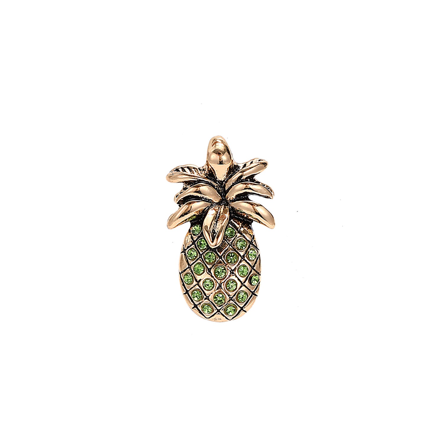 Summer Fruit Wind Watermelon Pendant Elephant Color Zircon Necklace 18K Gold - BOSS MANGO