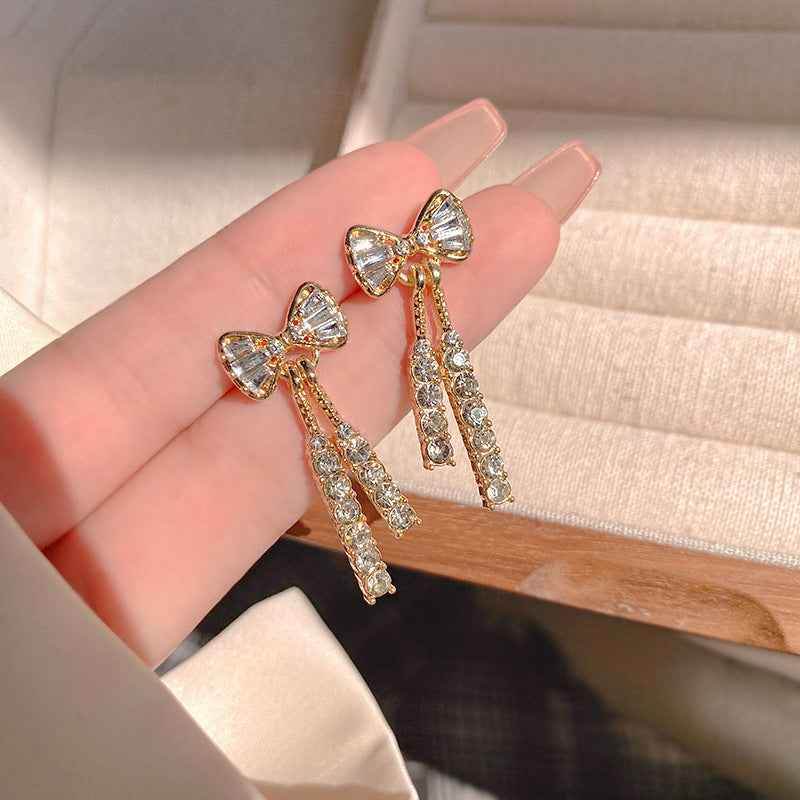 Gold Butterfly Earrings with Diamond Anti-Tarnish bc7ab5c1-8f7b-48bc-bfe6-3387321d9418 Print Material