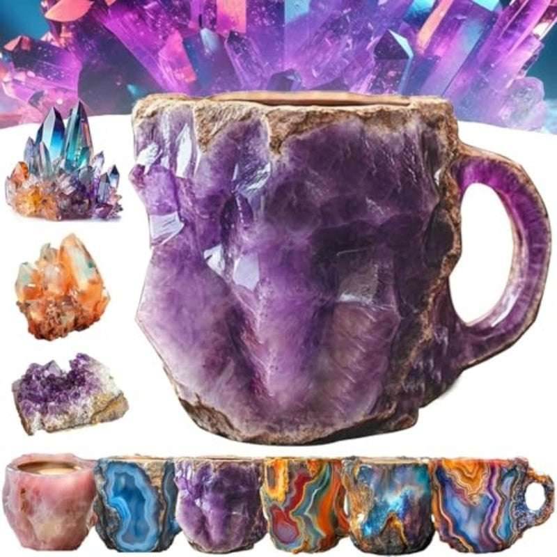 400ml Resin Mineral Crystal Coffee Mugs With Handles Elegant Fake Mineral Crystal Cup For Workplace Home Decor Christmas Gift Kitchen Gadgets bd4daed8-f0d5-4ff8-902a-89e408d30987-_1 Print Material