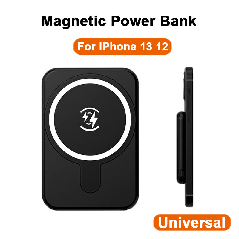 Mini Magnetic Power Bank 5000mAh Wireless - BOSS MANGO