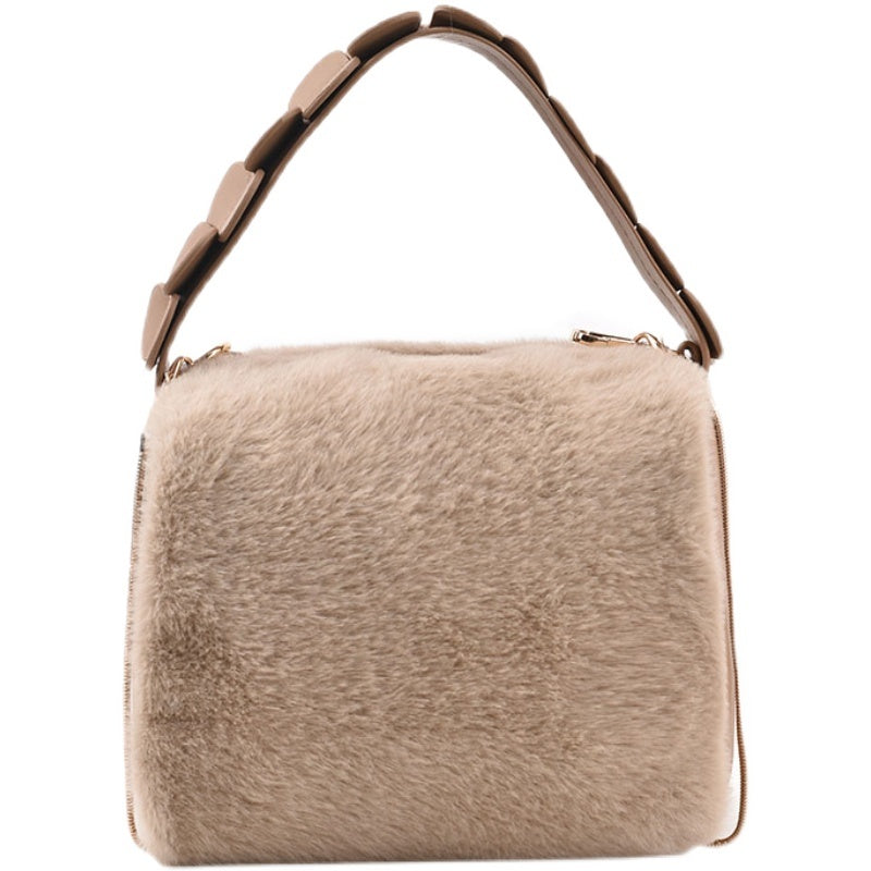 Autumn And Winter Small Furry Crossbody Hand Bag Female Bags - BOSS MANGO