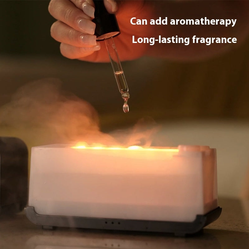 Timing Simulation Aroma Diffuser Usb Household Flame Humidifier  Aromatherapy Machine Spray Air Flame Humidifier Diffuser - BOSS MANGO