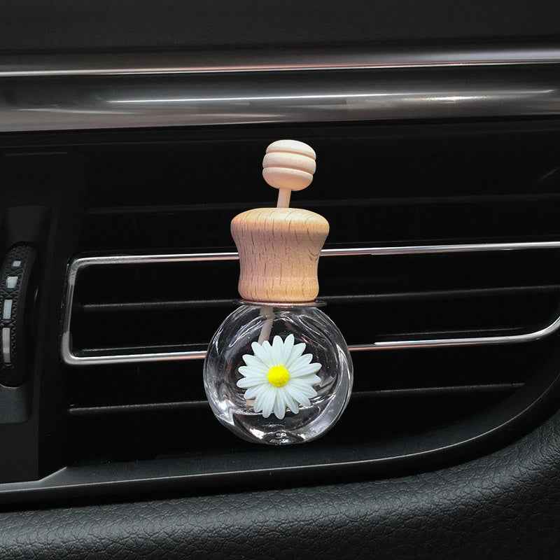 Small Daisy Flower Car Aromatherapy Clip Car Interior Decorations