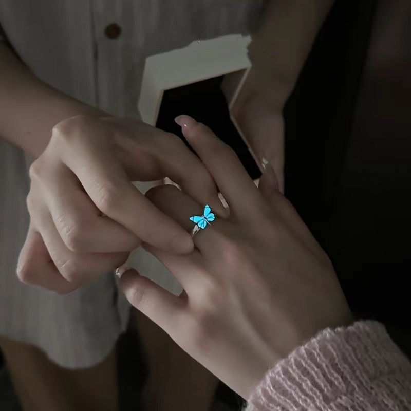 New Blue Color Luminous Smart Ring - BOSS MANGO