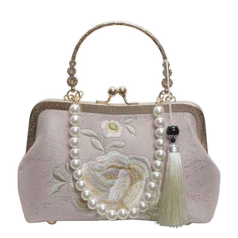 Premium Chinese Style Embroidery Han Chinese Clothing Bag Ancient Chinese Style Crossbody Bag - BOSS MANGO