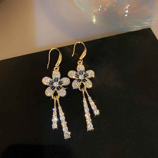 Sparkling Flower Earrings for Women ksqrf7-20-sparkling-flower-earrings-for-women Print Material
