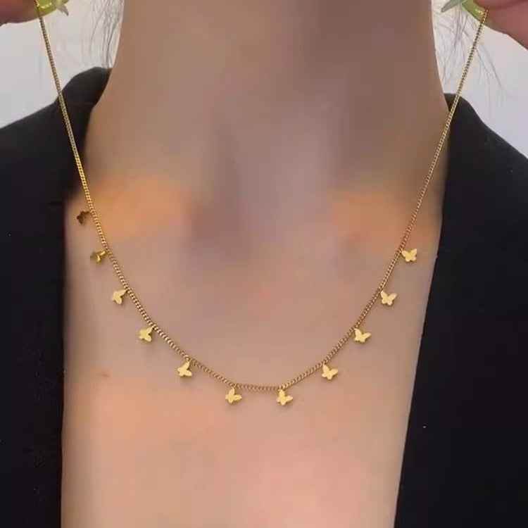 Trendy Butterfly Jewelry for Women Necklace ksqrf7-20-trendy-butterfly-jewelry-for-women-multi-butterfly-pendant-necklace-elegant Print Material