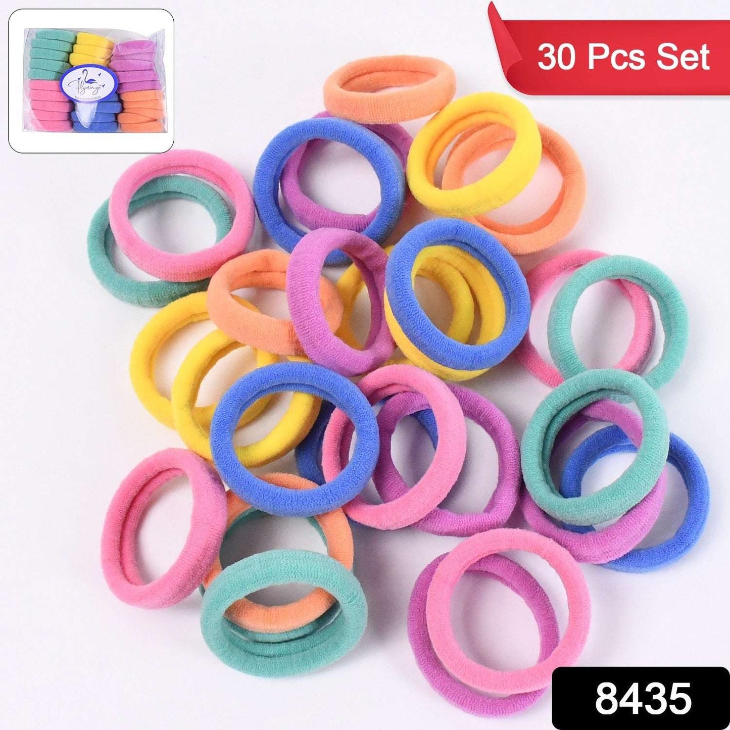 Mini Hair Ties Mini Hairlines Mini Hairbands (30 Pcs Set) - BOSS MANGO