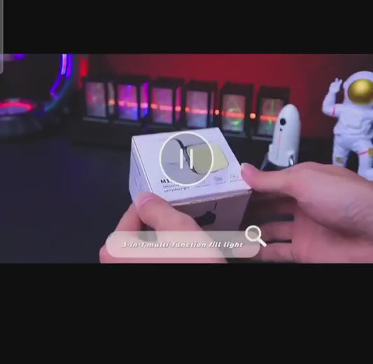 Premium LED Video Light with Phone Holder Clip – Illuminate Your Content Creation