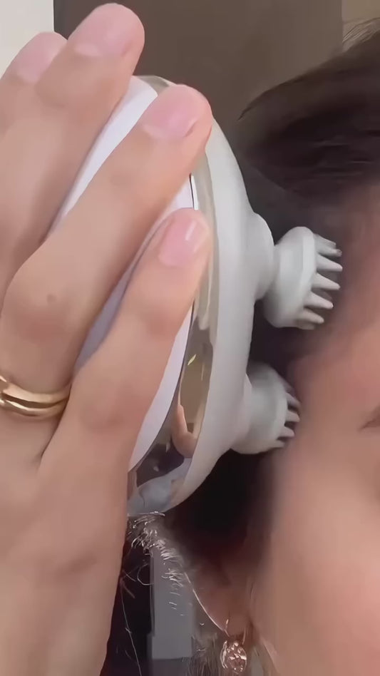 Electric Head Massager for Hair Growth | Vibration Therapy for Relaxation & Stress Relief 🌿💆♀️