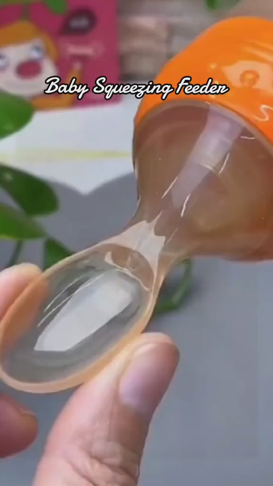 BOSS MANGO Baby Food Feeder Spoon for Gentle Feeding